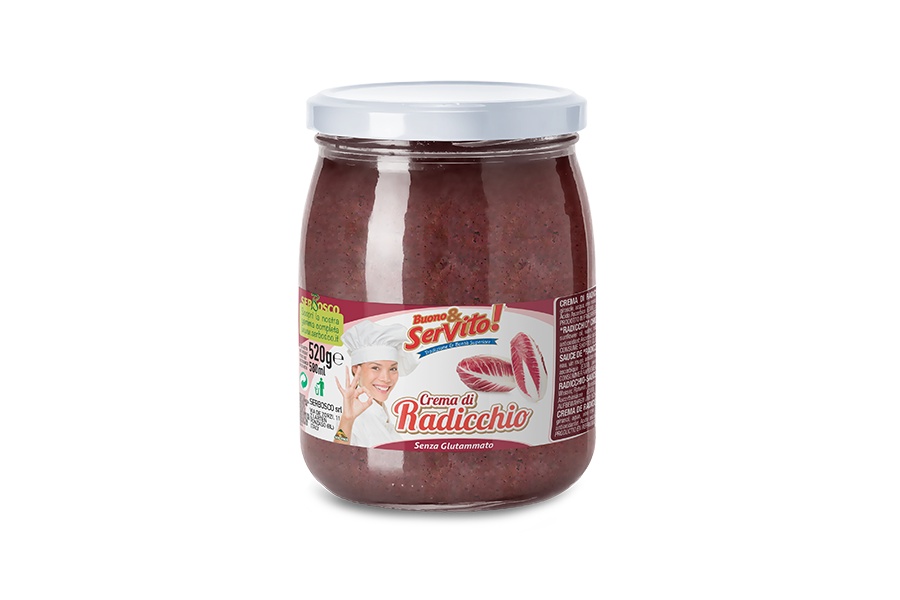 Crema di radicchio 520 gr (cod.1711)