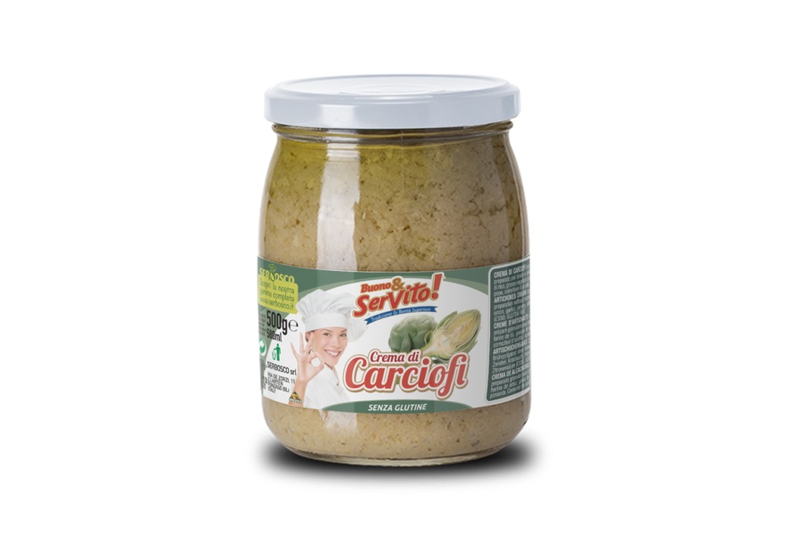 Crema di carciofi 520 gr (cod.976)