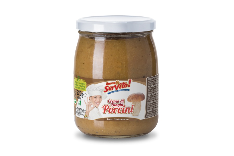 Crema di porcini 520 gr (cod.978)